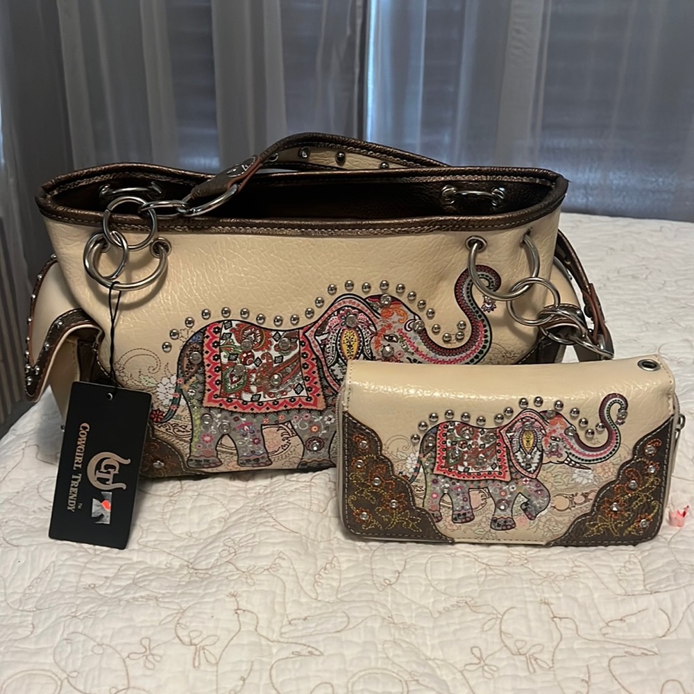 Cowgirl Trendy Elephant Purse
